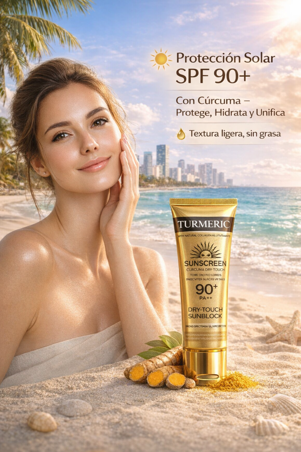 Pack Anti-Edad Esencial💅 (BLOQUEADOR CÚRCUMA + ⭐3 MASCARILLAS GRATIS⭐ DE RETINOL)