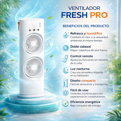 Ventilador Fresh Pro – La Solución Perfecta para el Calor