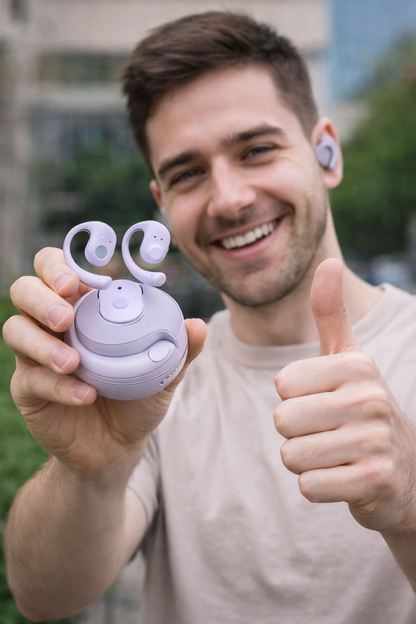 OWS 31 LilaVoice – Auricular Traductor en Tiempo Real 🗣️⚡