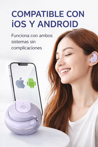 OWS 31 LilaVoice – Auricular Traductor en Tiempo Real 🗣️⚡