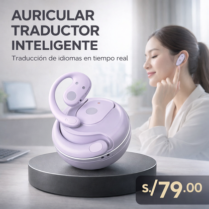 OWS 31 LilaVoice – Auricular Traductor en Tiempo Real 🗣️⚡