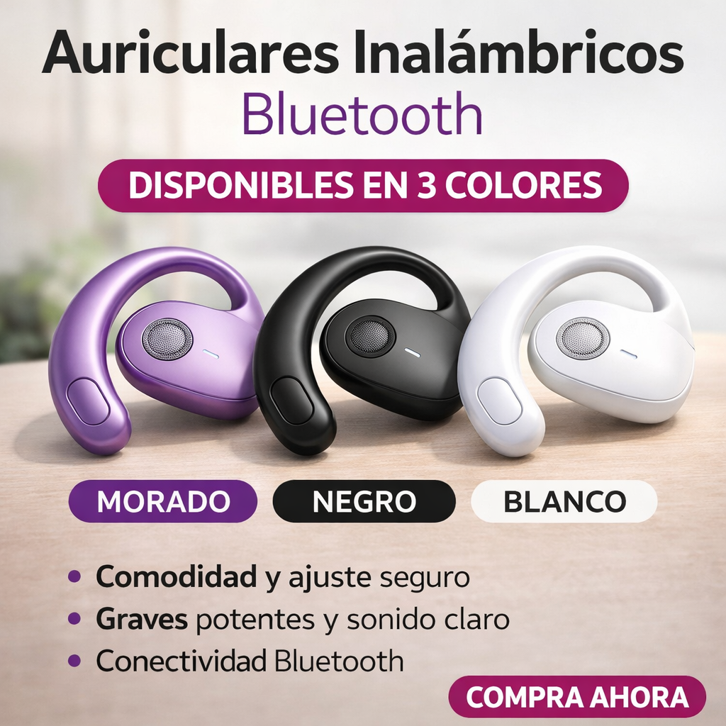 OWS 31 LilaVoice – Auricular Traductor en Tiempo Real 🗣️⚡