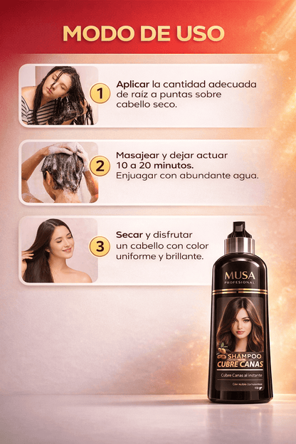 TINTE CUBRE CANAS MUSA
