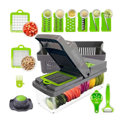CORTADO DE VERDURAS MULTIFUNCIONAL 16 EN 1